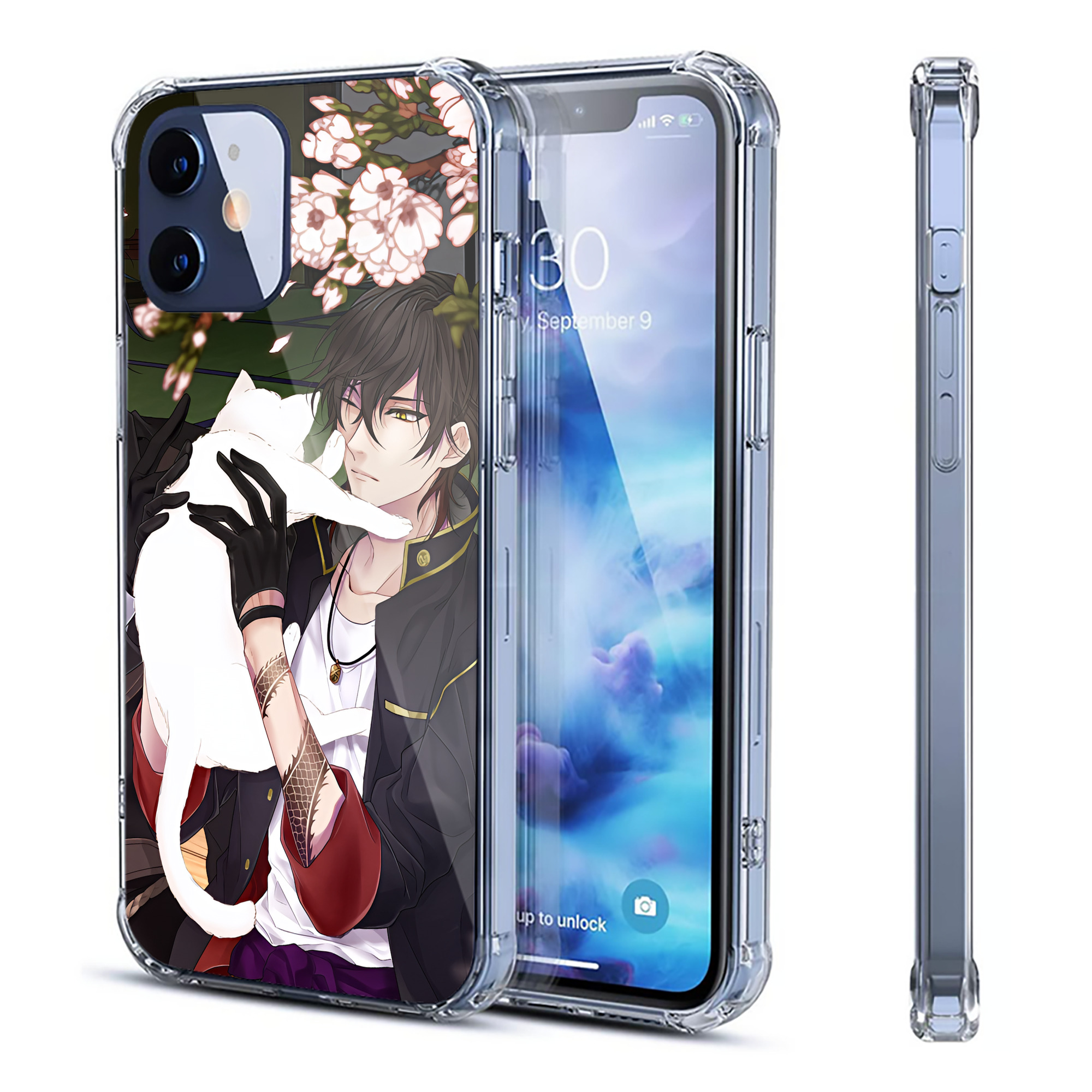 （画像用） 刀剣乱舞 Touken Ranbu 【iPhone 12シリーズ対応】透明スマホケース（クリアソフトケース）